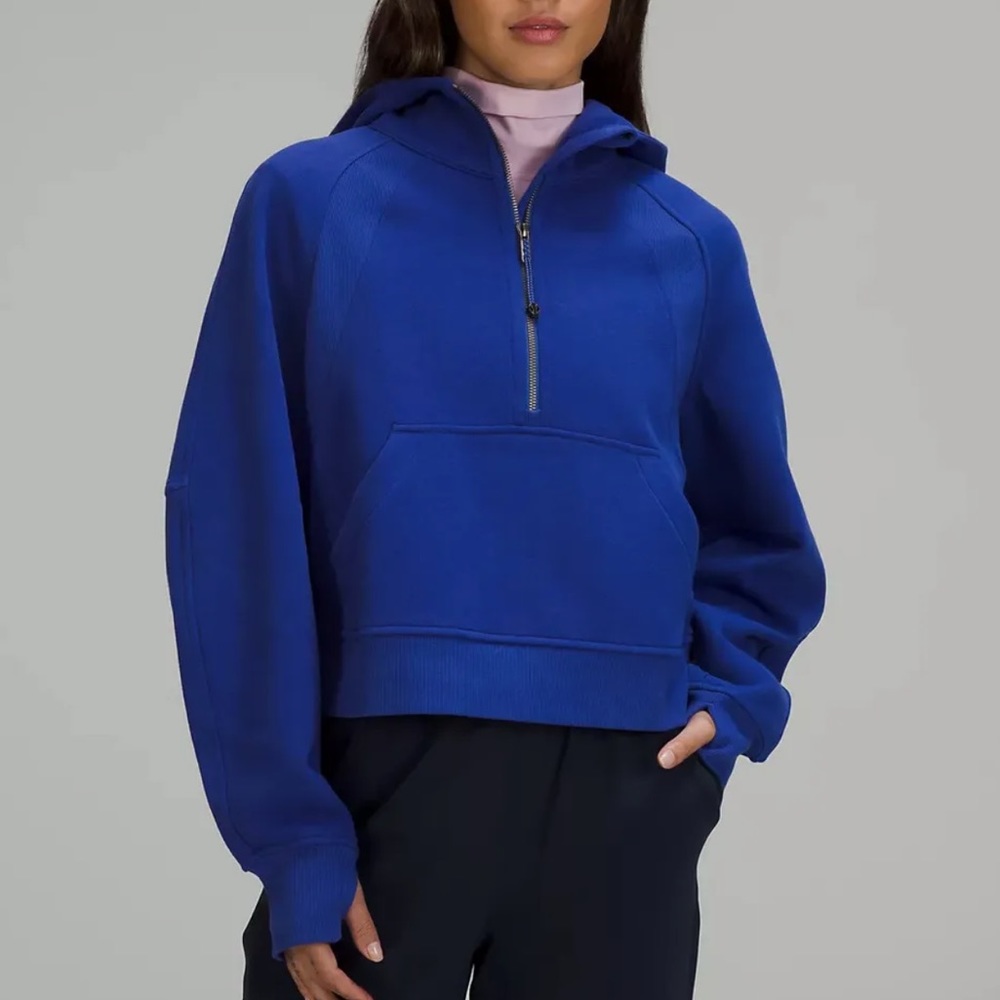 Lululemon scuba oversized funnel-neck half zip